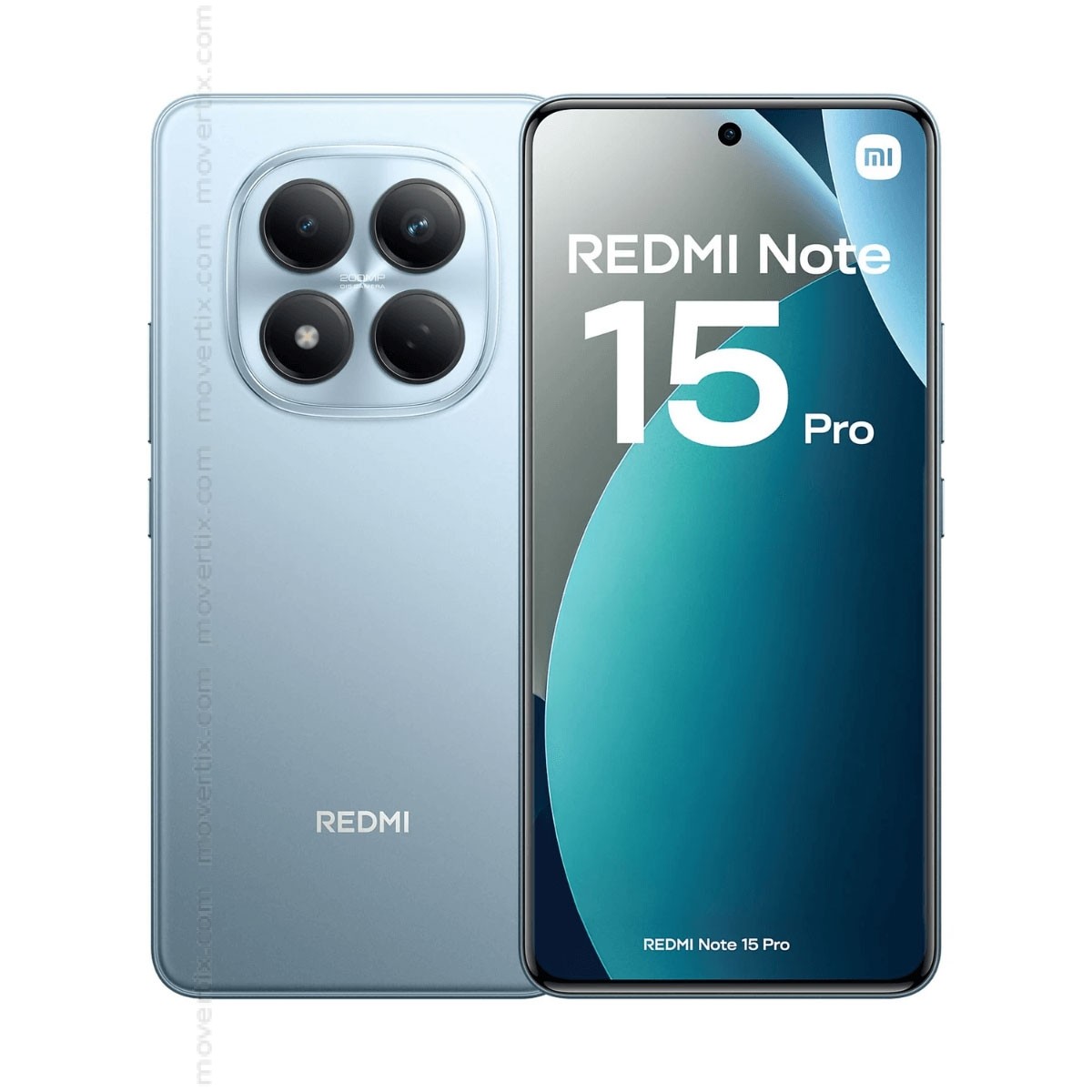 SMARTPHONE XIAOMI NOTE 15 PRO 8/256GB GLACIER BLUE DISPLAY 6.77' FHD+AMOLED MEMORIA 8/256GB FOTOCAMERA 200+8+32MP
